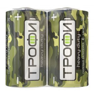 Батарейки Трофи R14-2S CLASSIC HEAVY DUTY Zinc (12/600/9600)