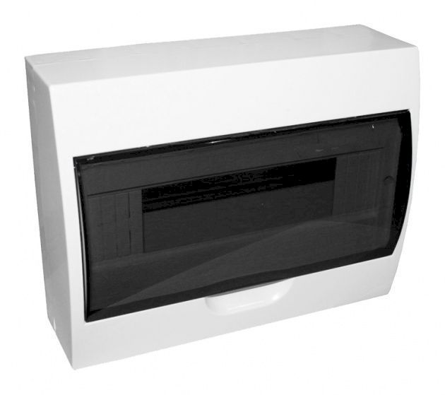 Бокс ЩРН-П-12 навесной, прозр. черн.дверь IP40 Бокс ЩРН-П-12 навесной, прозр. черн.дверь IP40