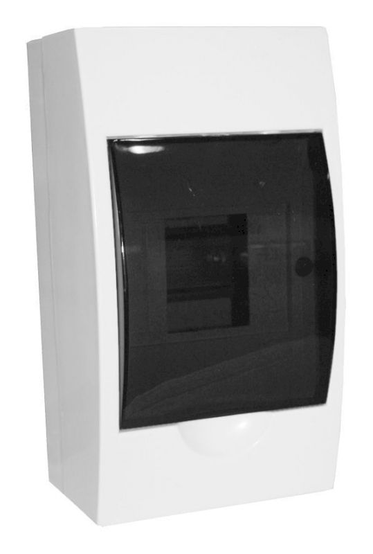 Бокс ЩРН-П- 4 навесной, прозр. черн.дверь IP40 Бокс ЩРН-П- 4 навесной, прозр. черн.дверь IP40