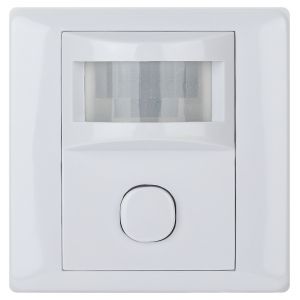 Датчик движения ЭРА MD 10 скрытой установки 200Вт, 9м (100/1800) Датчик движения ЭРА MD 10 скрытой установки 200Вт, 9м (100/1800)