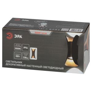 Декоративная подсветка ЭРА WL42 BK+GD светодиодная 10Вт 3500К черный/золото IP54 для интерьера, фасадов зданий Декоративная подсветка ЭРА WL42 BK+GD светодиодная 10Вт 3500К черный/золото IP54 для интерьера, фасадов зданий