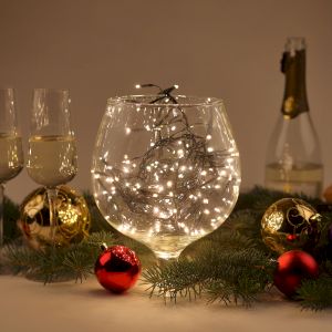 ENIN - GW ЭРА Гирлянда LED Нить Мишура 3,9 м зеленый провод, теплый свет,  220V (24/576)