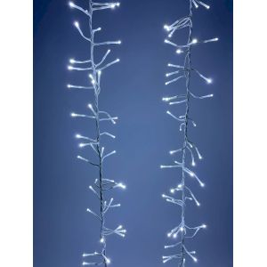 ENIN - WC ЭРА Гирлянда LED Мишура 3,9 м белый провод, холодный свет,  220V (24/576)