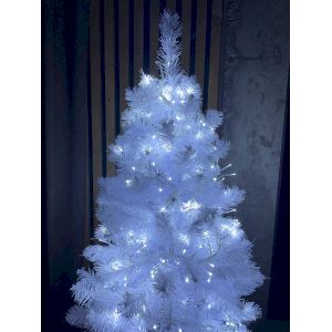 ENIN - WC ЭРА Гирлянда LED Мишура 3,9 м белый провод, холодный свет,  220V (24/576)