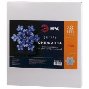 ENIOF-05 ЭРА Фигура LED Снежинка, 220V, IP44 (6/72)