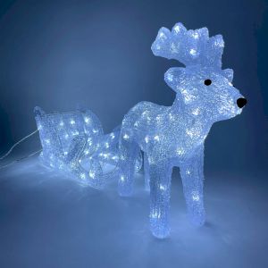 ENIOF - 11 ЭРА Фигура LED Олень с санями, 220V (2/30)