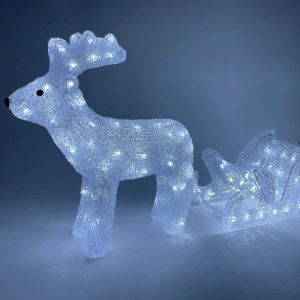 ENIOF - 11 ЭРА Фигура LED Олень с санями, 220V (2/30)