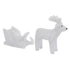 ENIOF - 11 ЭРА Фигура LED Олень с санями, 220V (2/30)