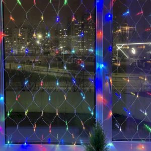 ENIS-01R ЭРА Гирлянда LED Сеть 1,8 м*1,5 м RGB, 220V, IP20 (60/720)