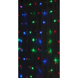 ENIZ-01M ЭРА Гирлянда LED Дождь/Занавес 1,8 м*1,5 м мультиколор 8 режимов, 220V, IP20 (60/720)