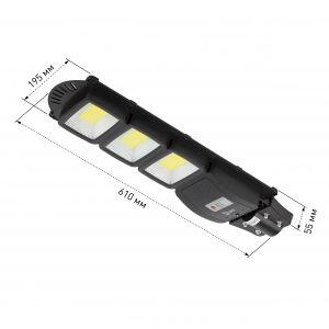 ЭРА Консольный светильник на солн. бат.,COB, 60W, с датч. движ., ПДУ, 1100lm, 5000К, IP65 (6/90) ЭРА Консольный светильник на солн. бат.,COB, 60W, с датч. движ., ПДУ, 1100lm, 5000К, IP65 (6/90)