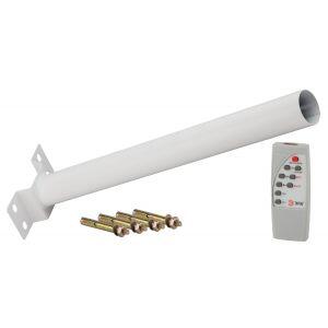 ЭРА Консольный светильник на солн. бат.,SMD,с кронштейном, 40W, с датч.движ., ПДУ,700lm, 5000К, IP66