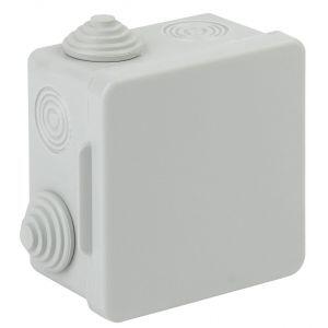 ЭРА Коробка распаячн. открытой установки КОР 80х80х50мм с гермовводами 7 вх. IP54 (100/1600)