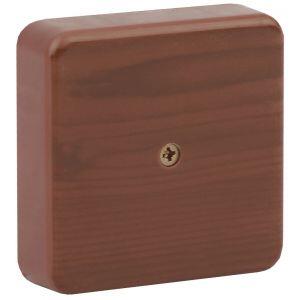ЭРА Коробка распаячная 75х75х20 (без клеммы) дуб IP40 ЭРА (100/3000) ЭРА Коробка распаячная 75х75х20 (без клеммы) дуб IP40 ЭРА (100/3000)