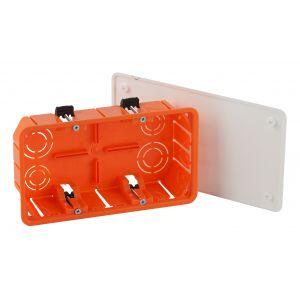 ЭРА Коробка распаячная KRP 172х96х45мм для полых стен саморез. пласт. лапки, крышка IP20 (70/630) ЭРА Коробка распаячная KRP 172х96х45мм для полых стен саморез. пласт. лапки, крышка IP20 (70/630)