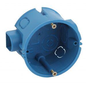 ЭРА Коробка установочная КУТС 68х45мм для твердых стен саморез., стыковочные узлы синяя IP20 (200/4000)