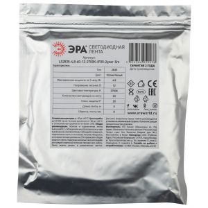 ЭРА Лента светодиодная LS2835-4,8-60-12-2700K-IP20-2year-5m (140/4200)