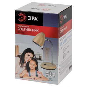 ЭРА наст.светильник N-116-Е27-40W-BG бежевый (16/96) ЭРА наст.светильник N-116-Е27-40W-BG бежевый (16/96)