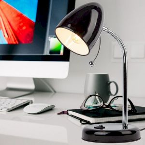 ЭРА наст.светильник N-116-Е27-40W-BK черный (16/96) ЭРА наст.светильник N-116-Е27-40W-BK черный (16/96)