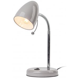 ЭРА наст.светильник N-116-Е27-40W-GY серый (16/96)