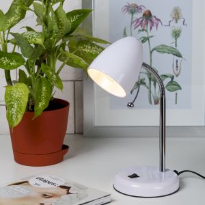 ЭРА наст.светильник N-116-Е27-40W-W белый (16/96) ЭРА наст.светильник N-116-Е27-40W-W белый (16/96)