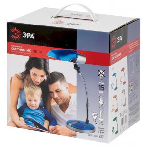 ЭРА наст.светильник NE-301-E27-15W-GR зеленый (12/72) ЭРА наст.светильник NE-301-E27-15W-GR зеленый (12/72)