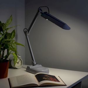 ЭРА наст.светильник NL-202-G23-11W-GY серый (6/162)