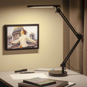 ЭРА наст.светильник NLED-440-7W-BK черный (6/144)