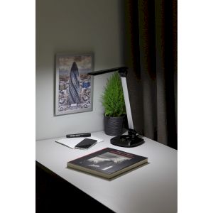 ЭРА наст.светильник NLED-456-10W-BK-S черный с серебром (12/144)