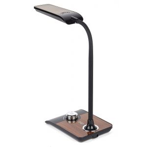 ЭРА наст.светильник NLED-473-10W-BK черный с деревом (6/72) ЭРА наст.светильник NLED-473-10W-BK черный с деревом (6/72)