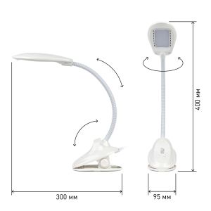 ЭРА наст.светильник NLED-478-8W-W белый (20/160) ЭРА наст.светильник NLED-478-8W-W белый (20/160)
