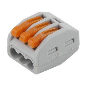 ЭРА NO-222-23 Клемма СМК, серия 413, с рычагом, 3 отверстия, 0.08-2.5мм2 (упак. 2 шт.) (2/1440/25920 ЭРА NO-222-23 Клемма СМК, серия 413, с рычагом, 3 отверстия, 0.08-2.5мм2 (упак. 2 шт.) (2/1440/25920