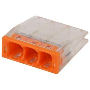 ЭРА NO-224-41 Клемма СМК компактная с пастой, серия 243, 3 отверстия, 0,5-2,5 мм2 (упак. 4 шт.) (80/ ЭРА NO-224-41 Клемма СМК компактная с пастой, серия 243, 3 отверстия, 0,5-2,5 мм2 (упак. 4 шт.) (80/