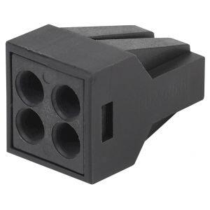 ЭРА NO-224-53 Клемма СМК с пастой, серия 304, 4 отверстия, 0,5-2,5 мм2 (упак. 100 шт.) (100/5000/100