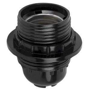 ЭРА Патрон Е27 с кольцом,бакелит, черный (x50) (50/200/4800) ЭРА Патрон Е27 с кольцом,бакелит, черный (x50) (50/200/4800)