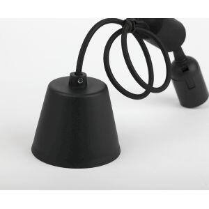 ЭРА Патрон пластиковый Е27 с подвесом, черный (60/720)