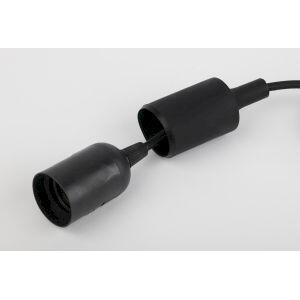 ЭРА Патрон пластиковый Е27 с подвесом, черный (60/720)