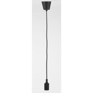 ЭРА Патрон пластиковый Е27 с подвесом, черный (60/720)