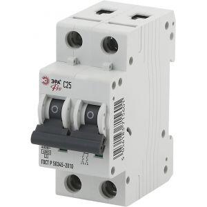 ЭРА Pro Автоматический выключатель NO-902-188 ВА47-63 2P 32А кривая C (6/90/1890) ЭРА Pro Автоматический выключатель NO-902-188 ВА47-63 2P 32А кривая C (6/90/1890)