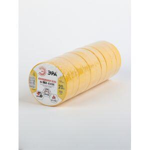 ЭРА ПВХ-изолента 19мм*20м желтая (10/200/6400)