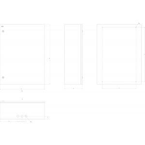 ЭРА SIMPLE ЩМП-4-0 76 УХЛ3  IP31 (800х600х240) (10)