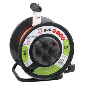 ЭРА Удлинитель силовой RMx-4es-3x1.5-30m-IP44 на м. катушке c/з 4 гн 30м ПВС 3х1.5 (1/24)