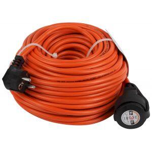 ЭРА Удлинитель силовой UPx-1e-3x1.5-30m-IP44 в бухте c/з 1 гн 30м ПВС 3х1.5 (6/144)