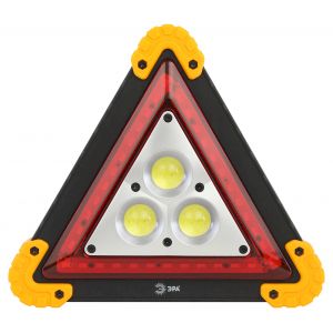 Фонарь автомобильный ЭРА  AA-801 аккумуляторный, светодиодный, аварийный знак [15 Вт, COB+LED, power bank]