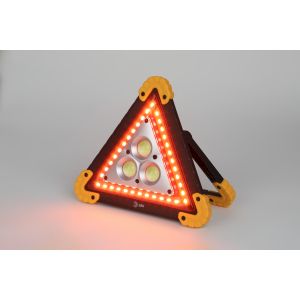 Фонарь автомобильный ЭРА  AA-801 аккумуляторный, светодиодный, аварийный знак [15 Вт, COB+LED, power bank]