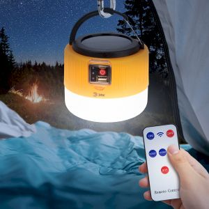 Фонарь кемпинговый светодиодный ЭРА KA-601 "Пегас" аккумуляторный, на солнечной батарее + дистанционный пульт Фонарь кемпинговый светодиодный ЭРА KA-601 "Пегас" аккумуляторный, на солнечной батарее + дистанционный пульт