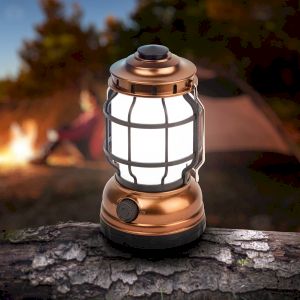 Фонарь кемпинговый светодиодный ЭРА KB-801 "Факел" на батарейках 2 режима (холодный + пламя)