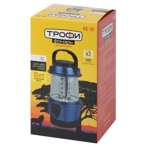 Фонарь кемпинговый светодиодный Трофи KB-101 на батарейках