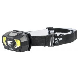Фонарь налобный светодиодный ЭРА GB-608 на батарейках, 3xAAA, 5Вт, 7 режимов, черный Фонарь налобный светодиодный ЭРА GB-608 на батарейках, 3xAAA, 5Вт, 7 режимов, черный
