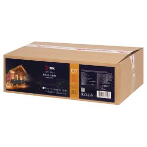 Гирлянда ЭРА ERABL-K30 уличная Белт Лайт набор 30 м шаг 50 см цоколь Е27 Гирлянда ЭРА ERABL-K30 уличная Белт Лайт набор 30 м шаг 50 см цоколь Е27